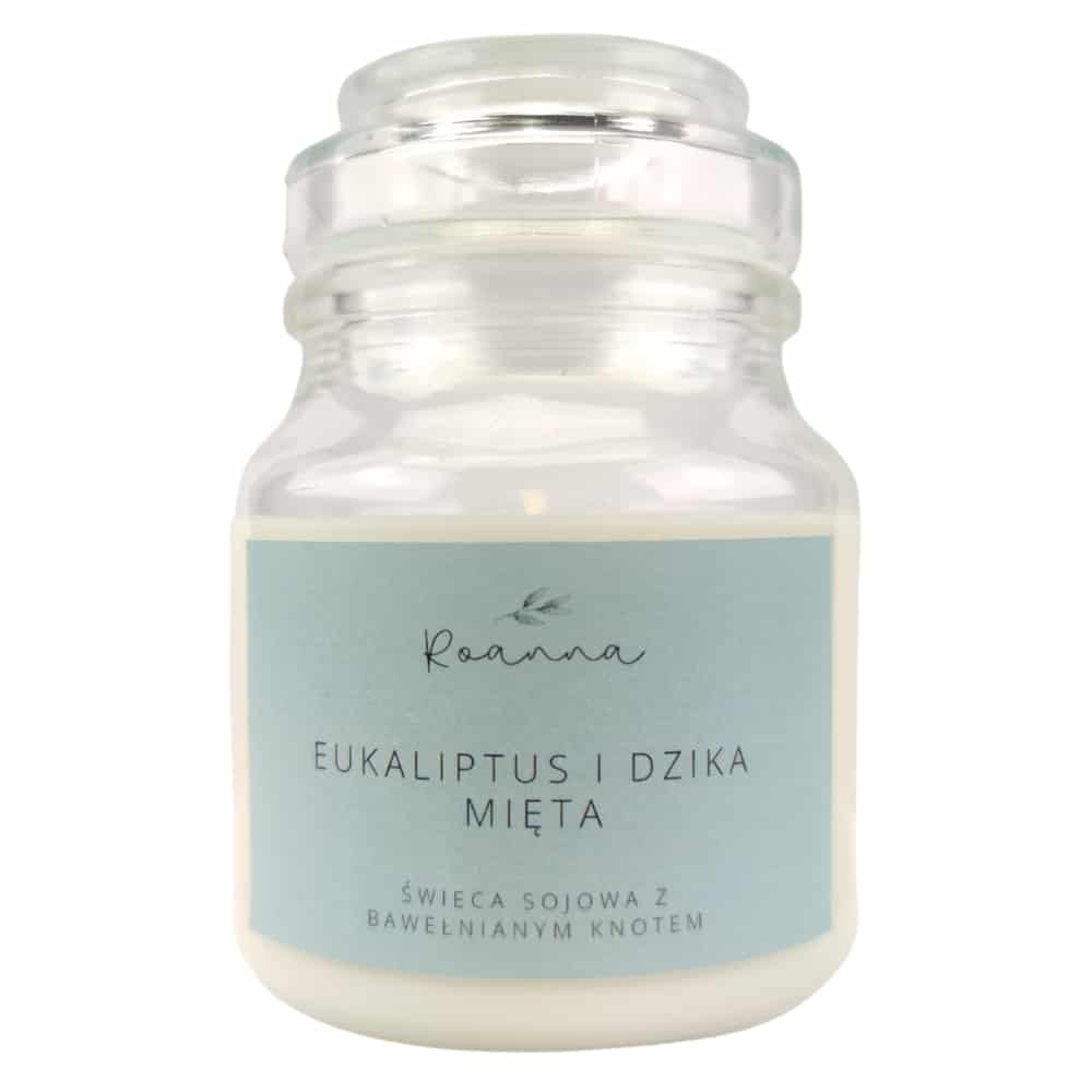 Świeca Zapachowa Sojowa Roanna - Eukaliptus