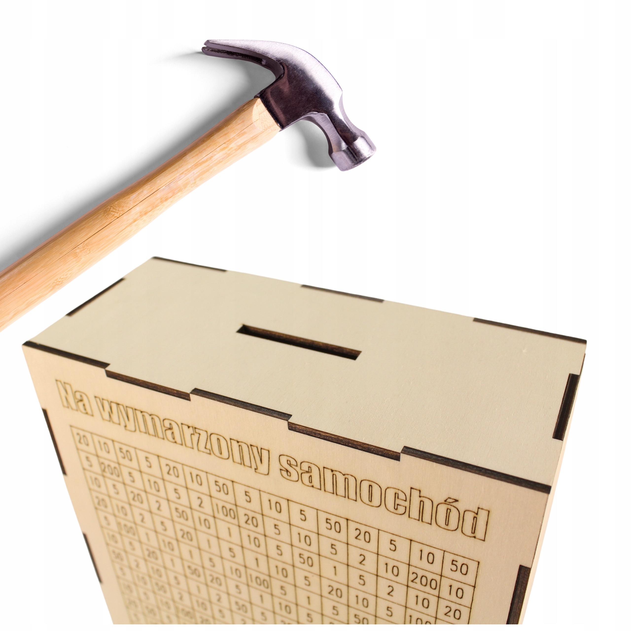 SKARBONKA WYKREŚLANA WYZWANIE PREZENT KARTKA Z ŻYCZENIAMI I MARKER GRATIS - obrazek 3